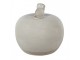 Béžová porcelánová dekorace jablko Apple L - Ø 13*13 cm Clayre & Eef