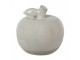 Béžová porcelánová dekorace jablko Apple S - Ø 8*8 cm Clayre & Eef