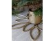 Bronzový antik kovový stojan na vánoční stromek Christmas Tree - Ø 50*11 cm Chic Antique