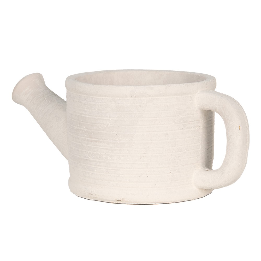 Cementový květináč ve tvaru konvičky - 27*15*11 cm Clayre & Eef Cementový květináč ve tvaru konvičky - 27*15*11 cm Clayre & Eef