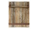 Hnědá antik dřevěná nástěnná deska na papírovou roli Board - 36*5*46 cm Chic Antique
