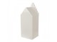 Béžová dekorace porcelánový domek s Led světýlky Christmas House L - 8*8*20 cm Clayre & Eef