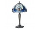 Modrá stolní Tiffany lampa Hilla - Ø 25*40 cm E14/max 1*40W Clayre & Eef