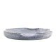 Zinkový antik plechový podnos s ohnutým okrajem Wavy - Ø 21,5*3cm Chic Antique