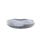 Zinkový antik plechový podnos s ohnutým okrajem Wavy S - Ø 15,5*2,5 cm Chic Antique