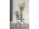 Zeleno-hnědá antik kovová bistro židle Zio - 43*45*96 cm Clayre & Eef