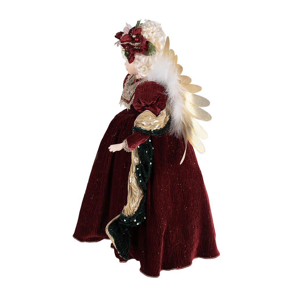 Socha Anděl ve zdobných šatech a svítícími křídly Angel Chris led - 50*23*65 cm Clayre & Eef Socha Anděl ve zdobných šatech a svítícími křídly Angel Chris led - 50*23*65 cm Clayre & Eef