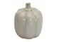 Béžová porcelánová dekorace Pumpkin S - Ø 8*10 cm Clayre & Eef