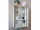 Krémová antik nástěnná dřevěná skříňka s posuvnými dvířky Milla - 52*20*70cm Chic Antique