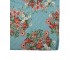 Modrý přehoz na jednolůžko s květinovým motivem Flowery - 140*220 cm Clayre & Eef