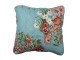 Modrý povlak na polštář s květinovým motivem Flowery - 50*50 cm Clayre & Eef