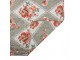 Šedý přehoz na jednolůžko s květinovým motivem Flowery - 140*220 cm Clayre & Eef