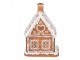 Vánoční perníková chaloupka s Led světýlky Gingerbread House - 13*10*21cm/ 3*AA Clayre & Eef