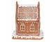 Vánoční perníková chaloupka s Led světýlky Gingerbread House - 15*12*17cm/ 3*AA Clayre & Eef