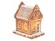 Vánoční perníková chaloupka s Led světýlky Gingerbread House - 15*12*17cm/ 3*AA Clayre & Eef