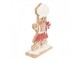 Vánoční dekorace perníček s lízátkem Gingerbread Man - 14*5*21 cm Clayre & Eef