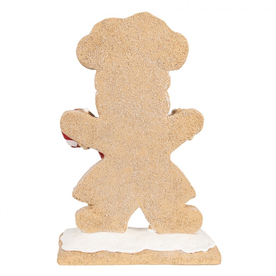 Vánoční dekorace perníček s lízátkem Gingerbread Man - 14*5*21 cm Clayre & Eef Vánoční dekorace perníček s lízátkem Gingerbread Man - 14*5*21 cm Clayre & Eef