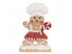 Vánoční dekorace perníček s lízátkem Gingerbread Man - 14*5*21 cm Clayre & Eef
