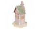 Růžová perníková chaloupka Gingerbread House - 13*13*20 cm Clayre & Eef