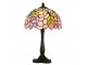 Růžová stolní lampa Tiffany LIlla - Ø 30*50 cm E27/max 1*60W Clayre & Eef