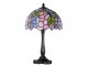 Růžová stolní lampa Tiffany LIlla - Ø 30*50 cm E27/max 1*60W Clayre & Eef