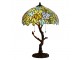 Zelená stolní lampa Tiffany Giallo - Ø 40*60 cm / E27/max 2*60W Clayre & Eef