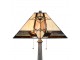 Béžovo-hnědá stolní lampa Tiffany Silvia - 45*45*80 cm E27/max 2*60W Clayre & Eef