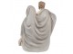 Vánoční betlém sněhová koule Svatá rodina - 9*8*11 cm Clayre & Eef