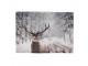 Zimní plyšový pléd s jelenem Deer - 130*170 cm Clayre & Eef