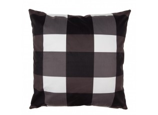 Černý povlak na polštář se stromky Black&White X-Mas - 45*45 cm