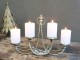 Mosazný antik kovový adventní věnec Advent Vire - 43*11*28 cm Chic Antique