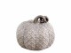 Hnědá latté dekorace dýně Pumpkin antique S - Ø 8*7 cm Chic Antique