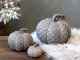 Hnědá latté dekorace dýně Pumpkin antique S - Ø 8*7 cm Chic Antique