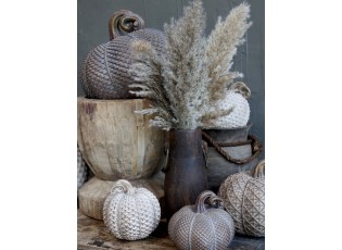 Latté antik dekorace dýně Pumpkin antique M - Ø 13,5*14 cm
