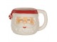 Keramický hrnek hlava Santa - 15*11*9 cm / 450 ml Clayre & Eef