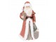 Vánoční dekorace socha Santa v červeném a s dárky - 16*16*31 cm Clayre & Eef