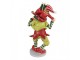 Zeleno - červená vánoční dekorace socha Elf - 12*9*19 cm Clayre & Eef