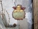 Vánoční kovová dekorace anděl Angel Vintage - 14*16 cm Chic Antique