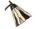 Béžovo-hnědá stolní lampa Tiffany Titto - Ø 27*51 cm E14/max 1*40W Clayre & Eef