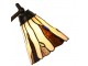 Béžovo-hnědá stolní lampa Tiffany Titto - Ø 27*51 cm E14/max 1*40W Clayre & Eef