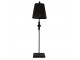 Černá antik stolní kovová lampa Filla - Ø 20*75 cm E27/max 1*60W Clayre & Eef