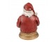 Vánoční dekorace socha Santa s dárky a medvídkem - 22*18*29 cm Clayre & Eef