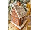 Vánoční perníková chaloupka s Led světýlky Gingerbread House - 13*10*21cm/ 3*AA Clayre & Eef
