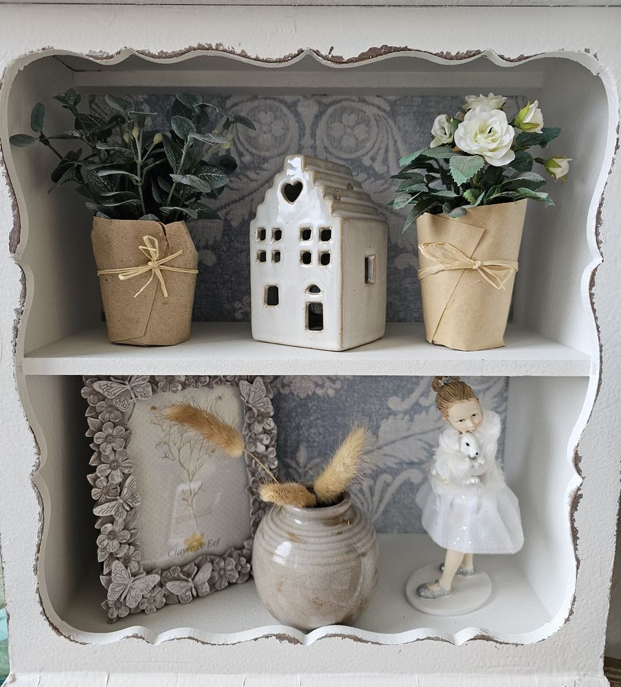 Světle hnědo-šedá baňatá vázička Mitto - Ø 8*8 cm Clayre & Eef Světle hnědo-šedá baňatá vázička Mitto - Ø 8*8 cm Clayre & Eef