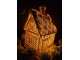 Vánoční perníková chaloupka s Led světýlky Gingerbread House - 13*10*21cm/ 3*AA Clayre & Eef