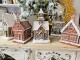 Vánoční perníková chaloupka s Led světýlky Gingerbread House - 13*10*21cm/ 3*AA Clayre & Eef