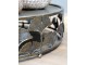 Mosazný antik dekorační kovový podnos Ginkgo - Ø 33*8cm Chic Antique