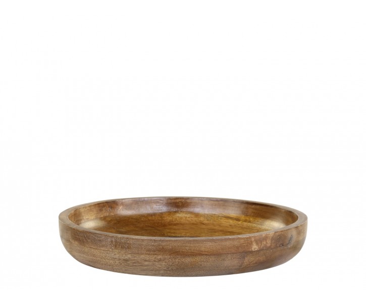 Dřevěná servírovací miska z mangového dřeva Tours Bowl - Ø 30*5 cm/ 1950ml Chic Antique