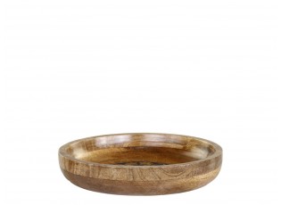 Dřevěná servírovací miska z mangového dřeva Tours Bowl - Ø 25*5 cm/ 1100ml