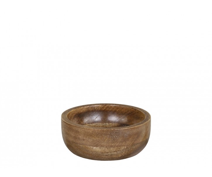 Dřevěná servírovací miska z mangového dřeva Tours Bowl - Ø 12*5 cm/ 250ml Chic Antique